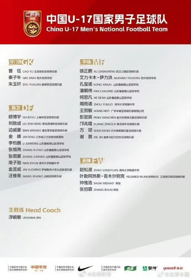 九游娱乐-U17国足大规模集结,海外球员回归备战亚洲杯